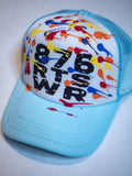 876RTSWR Paint Splatter | Trucker hat